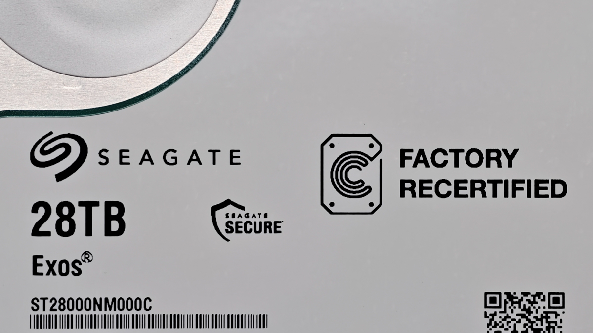 只要13,990元即可入手全新 Seagate Exos 28TB 工廠重新認證硬碟！平均1TB只要500元這價格不香嗎？值得入手嗎？